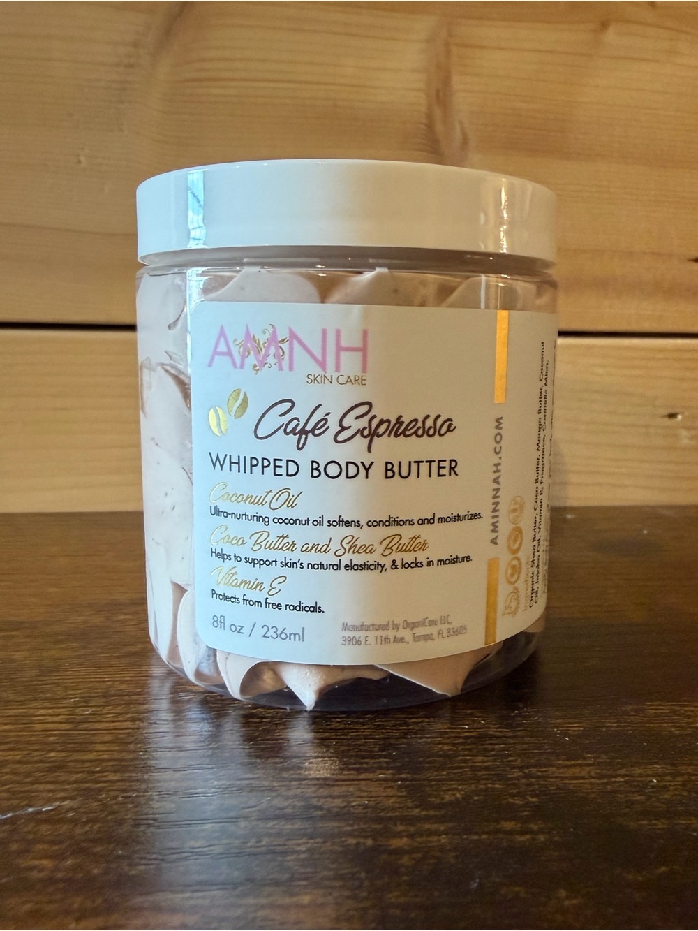Aminnah Café Espresso Whipped Body Butter - Cream